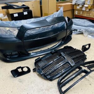 2011-2014 Dodge Charger SRT& Style Unpainted Front Bumper Cover (OEM Grade Plastic)